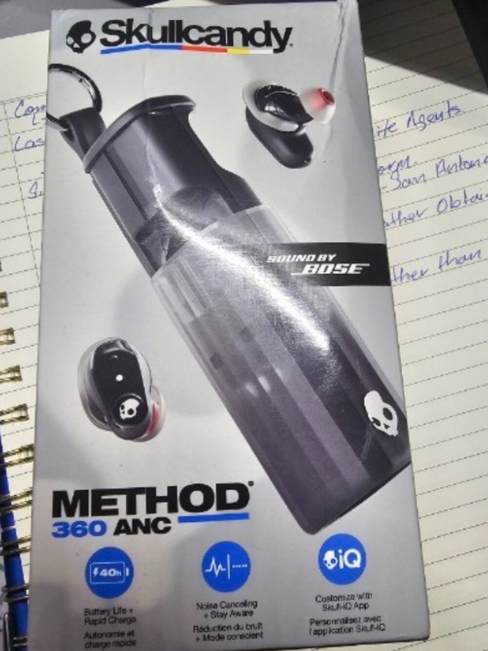 Skullcandy Method 360 ANC Wireless Earphones - Sound by Bose (New)